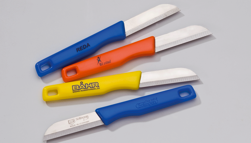 Küchenmesser aus Bandstahl mit Kunststoffgriff