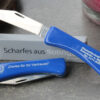 WINSERV-Taschenmesser mit rostfreier Klinge, Made in Solingen, Werbung auf den Griffschalen
